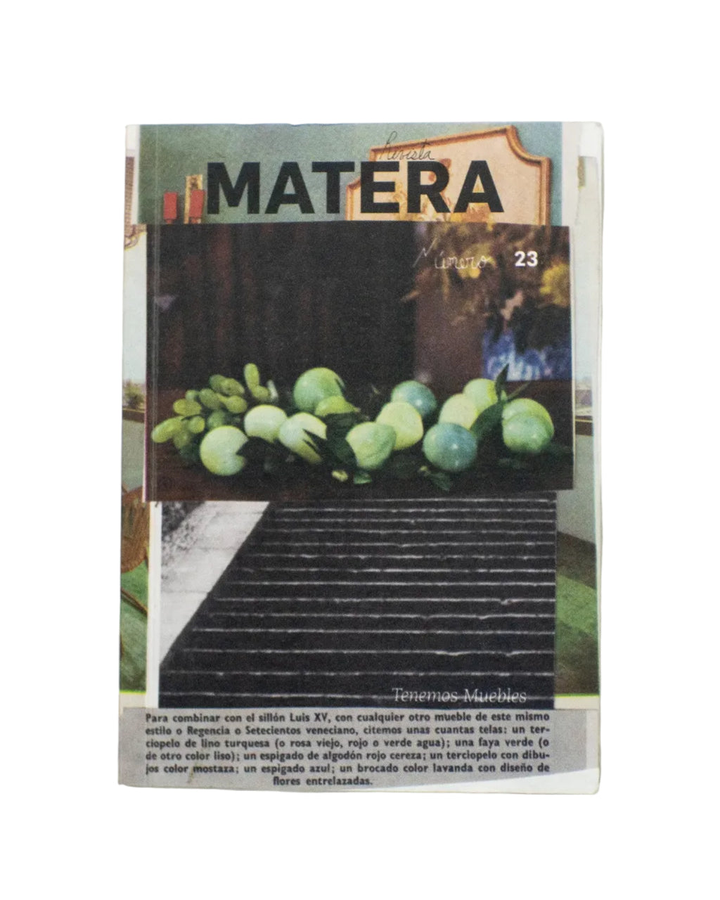 Matera Revista libro #23 Tenemos Muebles