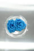Aretes Rosita Azul by LORETA PANDERETA