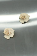 Aretes Rosita Marfil by LORETA PANDERETA