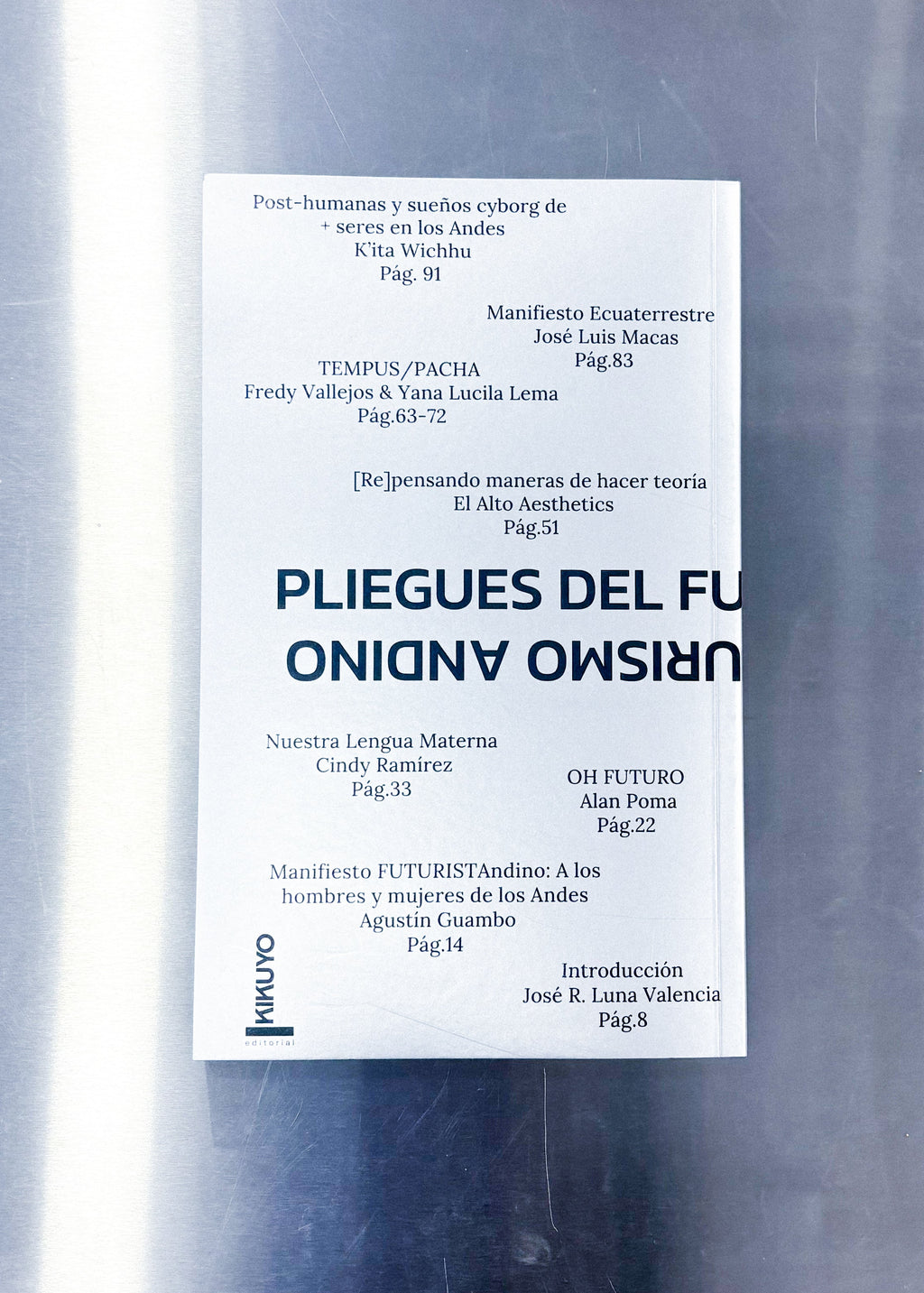 PLIEGUES DEL FUTURISMO ANDINO