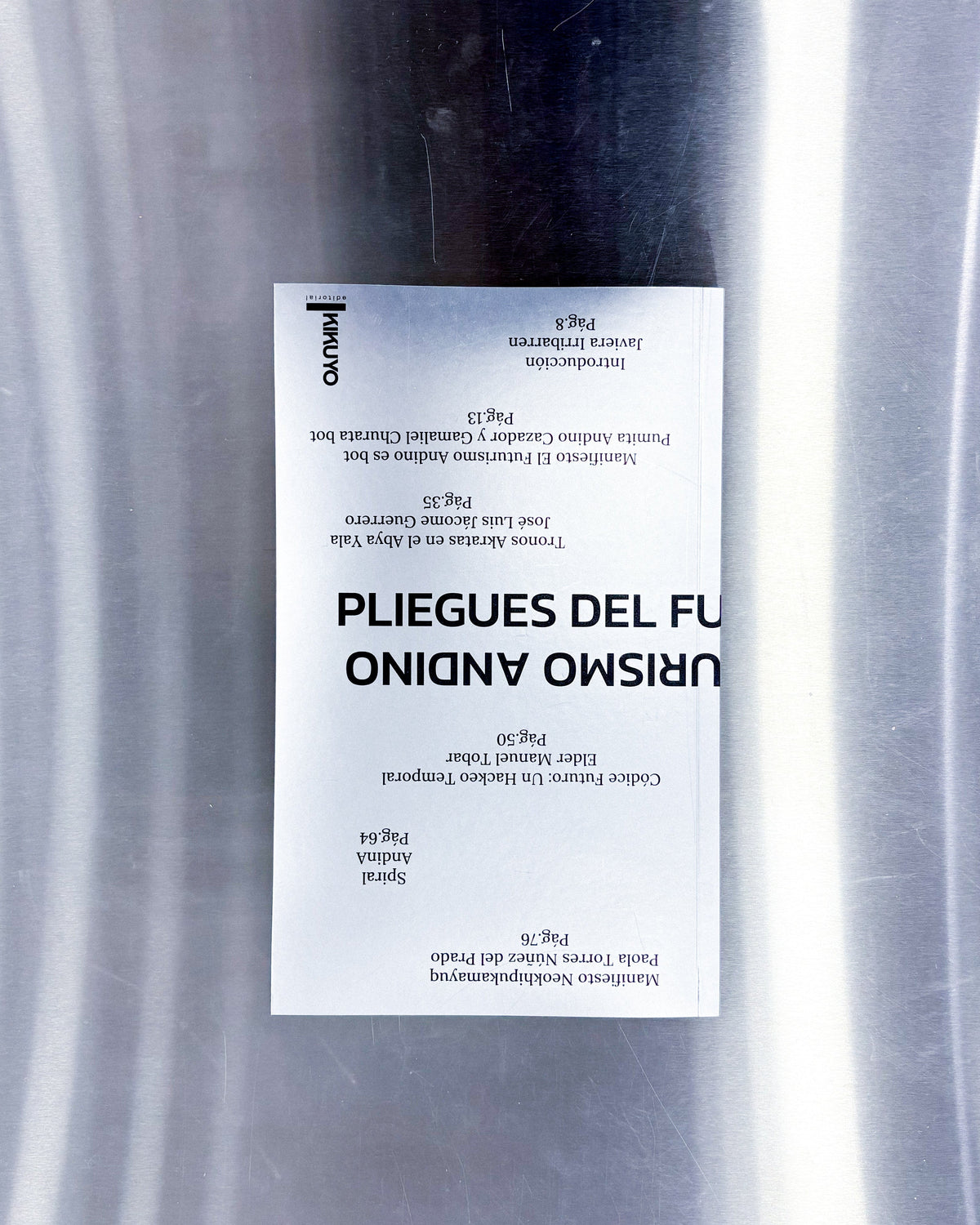 PLIEGUES DEL FUTURISMO ANDINO